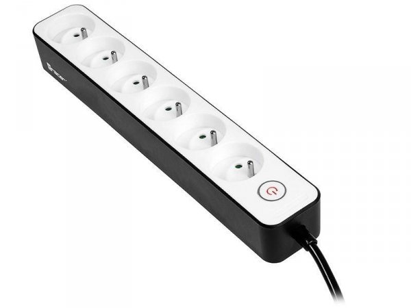 Listwa zasilająca Tracer Zebra mobile ready 1,5 m (6 gniazd)