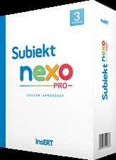 Oprogramowanie InsERT - Subiekt nexo PRO - 3 st.