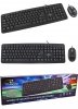OUTLET: Zestaw przewodowy klawiatura + mysz Titanum SALEM USB czarny - OTW OPAK 
