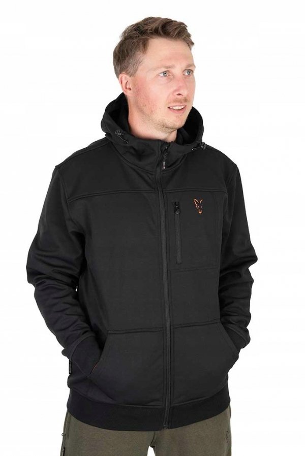 CCL267 FOX KURTKA SOFT SHELL JACKET BLACK &amp; ORANGE XXXL