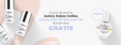 PROMO Kabos  3 x dowolny Gelike + Oliwka GRATIS (kolory wpisz w komentarzu)