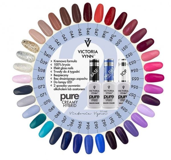 057 Purple Scandal - kremowy lakier hybrydowy Victoria Vynn PURE (8ml)