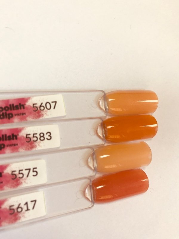 Puder do manicure tytanowy - CUCCIO DIP - Tangerine Orange 14G (5617)