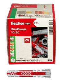 Kołek rozporowy FISCHER duopower 10x80 - 25 szt (538242)