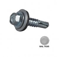 Wkręt samowiercący IMPAX 5,5X25 + EPDM - 250szt RAL 7035