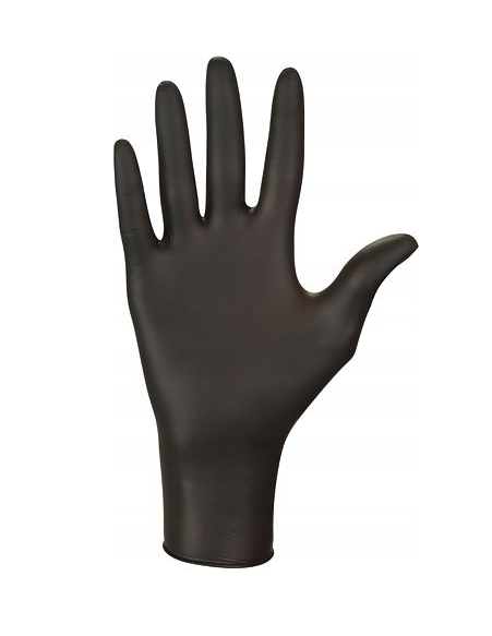 Rękawice nitrylowe diagnostyczne nitrylex black roz. M 100szt. 
