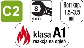 Wkręt samowiercący  IMPAX 4,8X19 + EPDM - 250szt RAL 8017