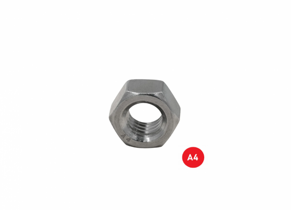 Nakrętka M6 kwasoodporna A4 DIN 934 - 100 szt
