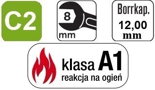 Wkręt samowiercący IMPAX 5,5X35 + EPDM - 250szt RAL 9010