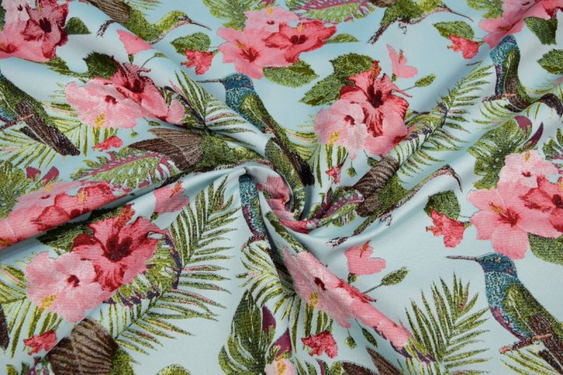 KOLIBEREK BŁĘKIT- tkanina obiciowa