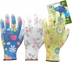 RĘKAWICE ROBOCZE OGRODOWE POWLEKANE NITRYLEM RGARDEN 3 PARY