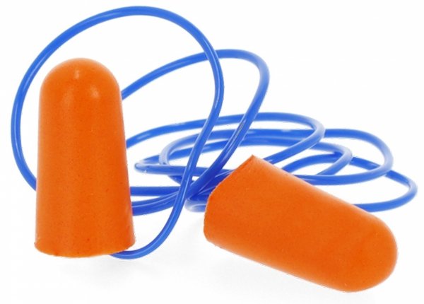 ZATYCZKI DO USZU NA SZNURKU NEW SILENT 100 PAR