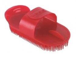 Zgrzebło iglak regulowane plastikowe czerwone