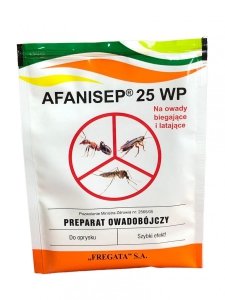 Preparat na muchy Afanisept 25WP środek owadobójczy 25g