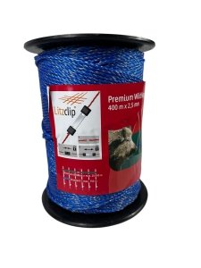 Linka ogrodzeniowa na dziki PREMIUM WILD HOG z poliestru 400 m niebieska AKO