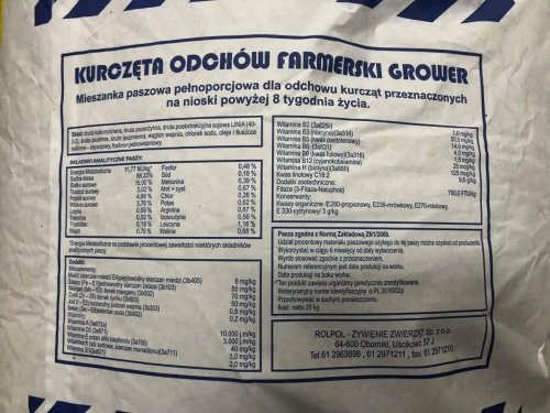 Kurczak Farmerski 25kg