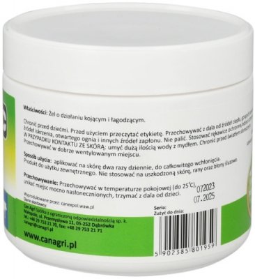 CanAgri Żel &quot;17&quot; do wymion z efektem ściągającym i chłodzącym, 500 ml 
