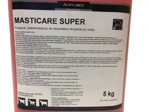 Masticare Super 5kg - preparat bakteriobójczy do dippingu
