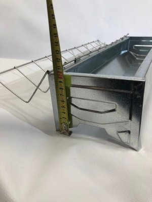 Karmidło korytko ocynkowane dla drobiu 10x50cm