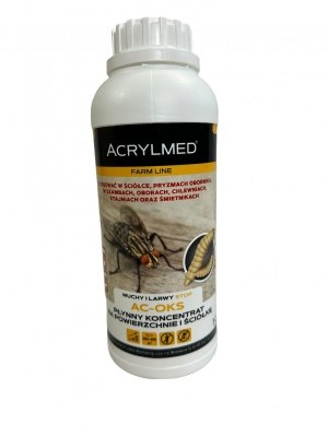 AC OKS - płynny preparat do zwalczania much i larw 1kg