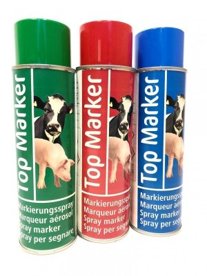 Spray do znakowania zwierząt, TopMarker 500ml, zielony