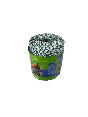 Plecionka TITAN, 400 m x 2,2 mm biało-zielona