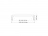 Uchwyt meblowy US10 128mm - czerwony