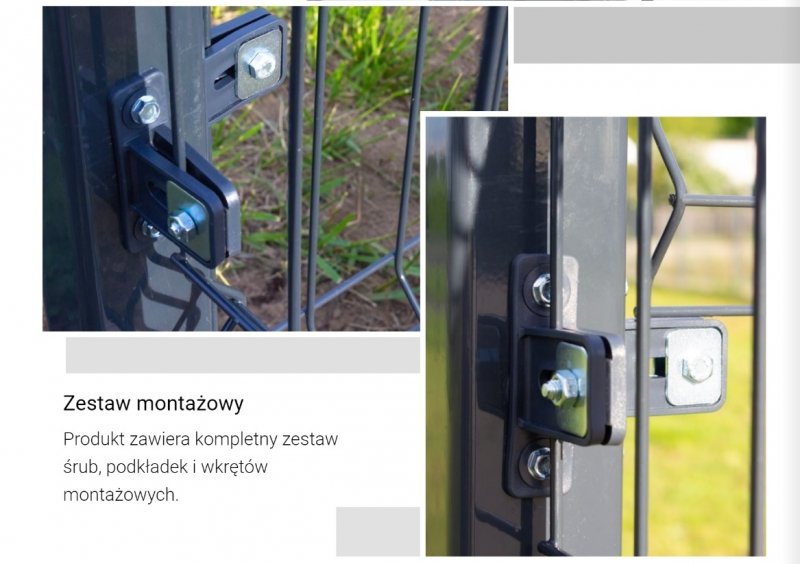 Uniwersalny uchwyt z tworzywa UUT do paneli zielony - 25 sztuk