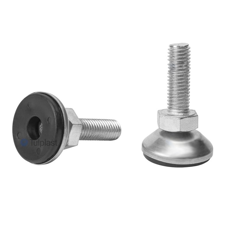 Stopki z metalową nakładką SR-12 fi30 M10x20 - 10 szt