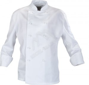 Bluza kucharska z kieszenią biała