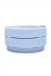 Zestaw kubek silkonowy i śniadaniówka CoolPack 355 ml niebieski, PASTEL / POWDER BLUE (Z13646+Z12646)