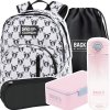 ZESTAW 5 el. Plecak CoolPack DISCOVERY 27 L buldogi, FRENCH BULLDOGS (C38247SET5CZ)