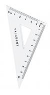 Zestaw geometryczny ACADEMY 7 el. cyrkiel linijka 15 cm NIEBIESKI (46827)