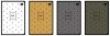 4x Zeszyt A5 32 kartki w kratkę SOFT TOUCH CHESS (13928SET4CZ)