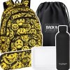 ZESTAW 5 el. Plecak CoolPack PICK  23 L emotikony, BE HAPPY (F099808SET5CZ)