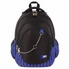 ZESTAW 5 el. Plecak szkolny młodzieżowy ST.RIGHT BLACK & BLUE BP6 (67510SET5CZ)