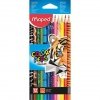 Kredki ołówkowe Colorpeps Animals 12 kolorów MAPED (22122)