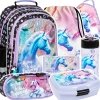 ZESTAW 7 el. Plecak szkolny UNICORN Jednorożec (PL15BJR15SET7CZ)