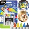 Kredki do malowania twarzy 6 kolorów KIDEA (KDT6KA)