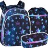 ZESTAW 3 el. Tornister Plecak CoolPack TURTLE  25 L gwiazdy, STAR NIGHT (F015830SET3CZ)