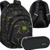 ZESTAW 2 el. Plecak CoolPack DRAFTER 28 L zielone wzory, QUAKE (F010750SET2CZ)