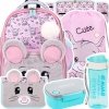 ZESTAW 5 el. Tornister Plecak wczesnoszkolny BAMBINO myszka, MOUSE B8 (63772SET5CZ)