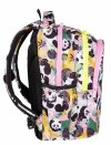 ZESTAW 5 el. Plecak wczesnoszkolny CoolPack JERRY 21 L pandy, PANDA GANG (F029829SET5CZ)