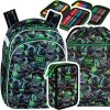 ZESTAW 3 el. Tornister Plecak CoolPack TURTLE  25 L klocki, KIDS FROM THE BLOCK (F015823SET3CZ)
