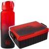 Zestaw bidon i śniadaniówka CoolPack BRISK czerwone ombre, CRANBERRY 600 ml (56230CP+Z07756)