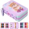 Piórnik potrójny z wyposażeniem ST.RIGHT My Little Friend PASTEL KITTY Kotek PC5 (68876)