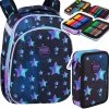 ZESTAW 2 el. Tornister Plecak CoolPack TURTLE  25 L gwiazdy, STAR NIGHT (F015830SET2CZ)