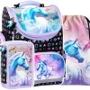 ZESTAW 3 el. Tornister szkolny ergonomiczny UNICORN Jednorożec (TEMBJR15SET3CZ)