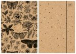 2x Teczka rysunkowa A4 KRAFT z gumką Motyl Kropki EKO (93893SET2CZ)