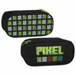 Piórnik szkolny saszetka gra, PIXEL ZIELONY (528435)